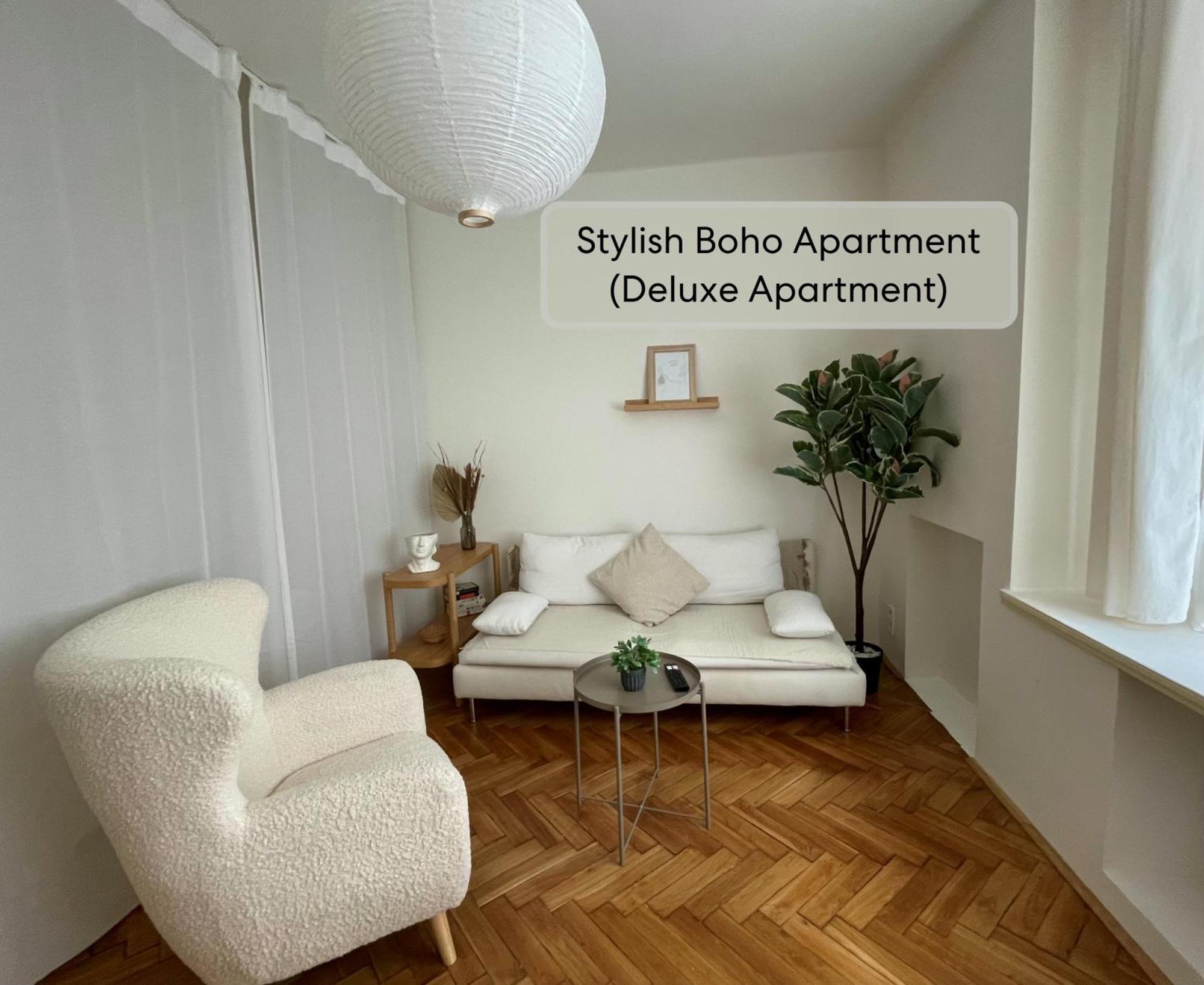 Urban Retreat I Modern Boho In Lovely Letna District - 10 Minutes From Old Town Appartement *